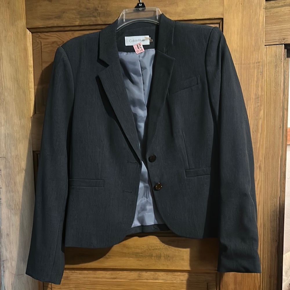 Calvin Klein Women's Dark Grey Blazer